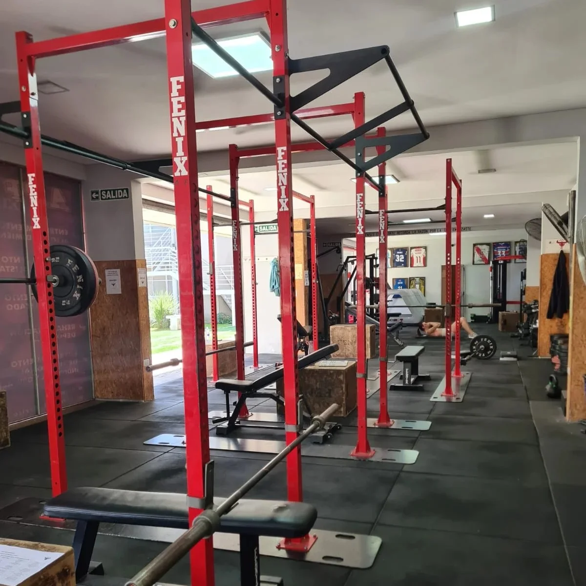 Nuestra gente entrenando